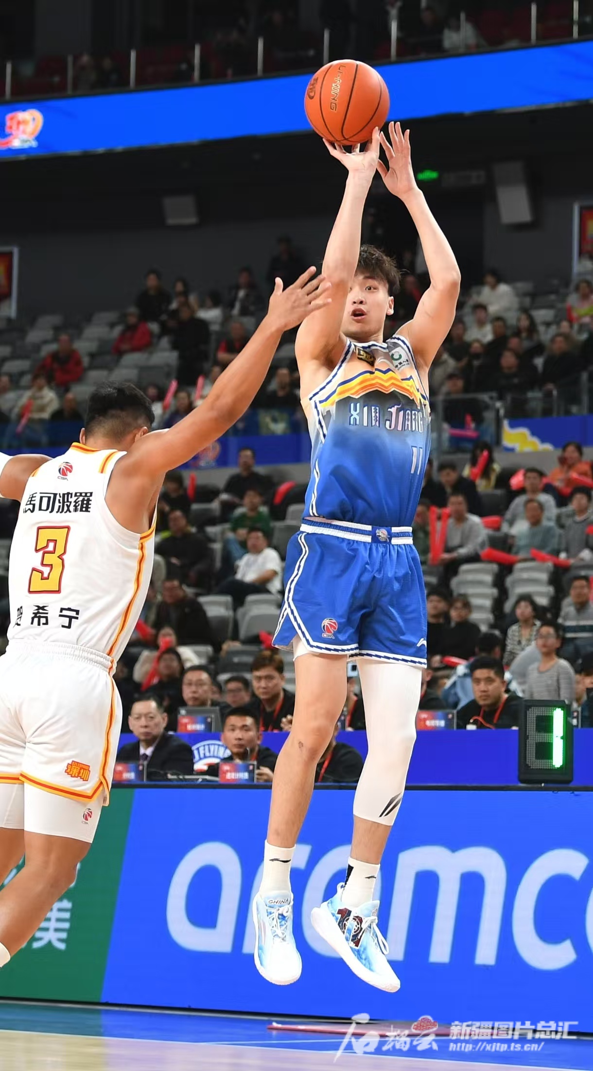 新疆男篮在主场力争取得连胜