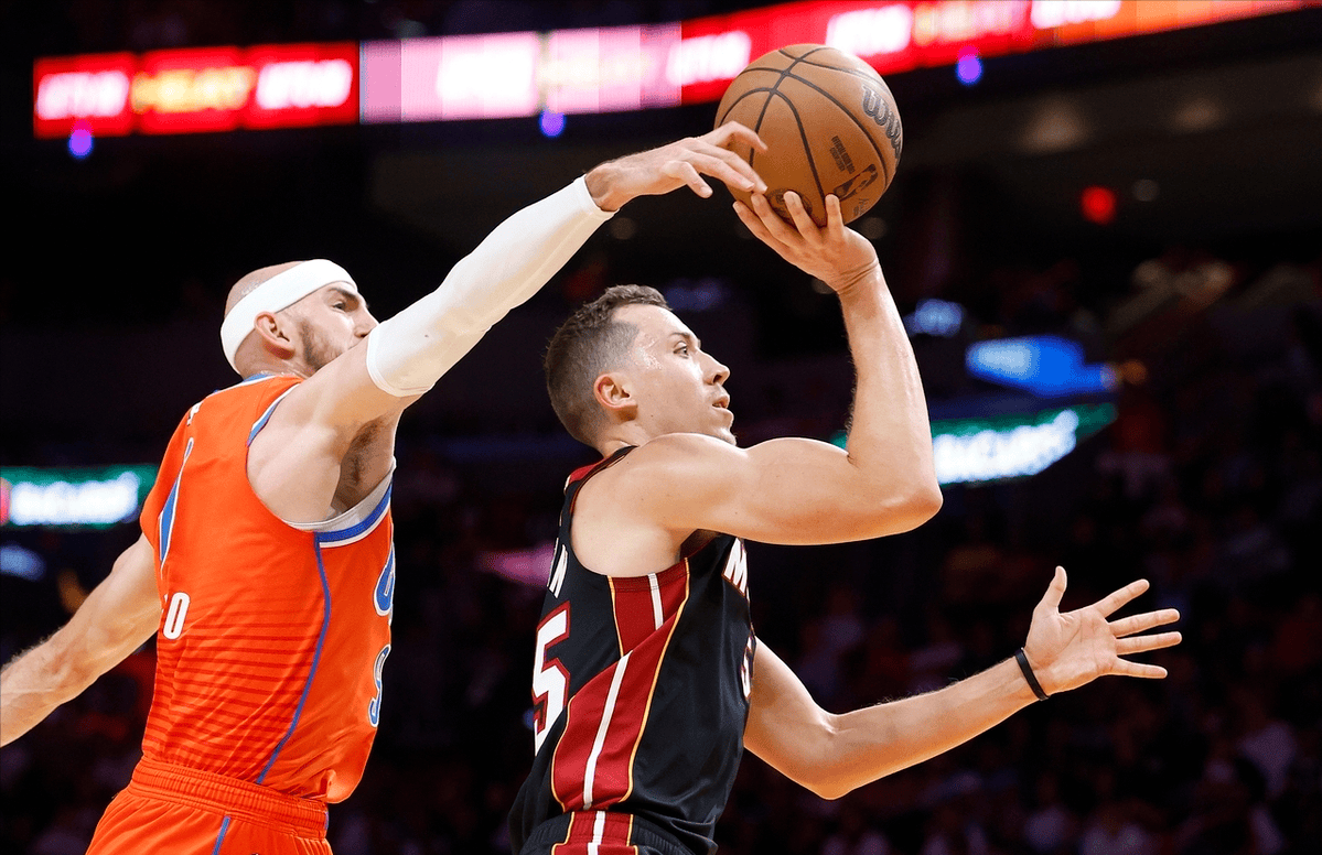 关于热火击败雷霆，杜德利外线连中全场31分的信息